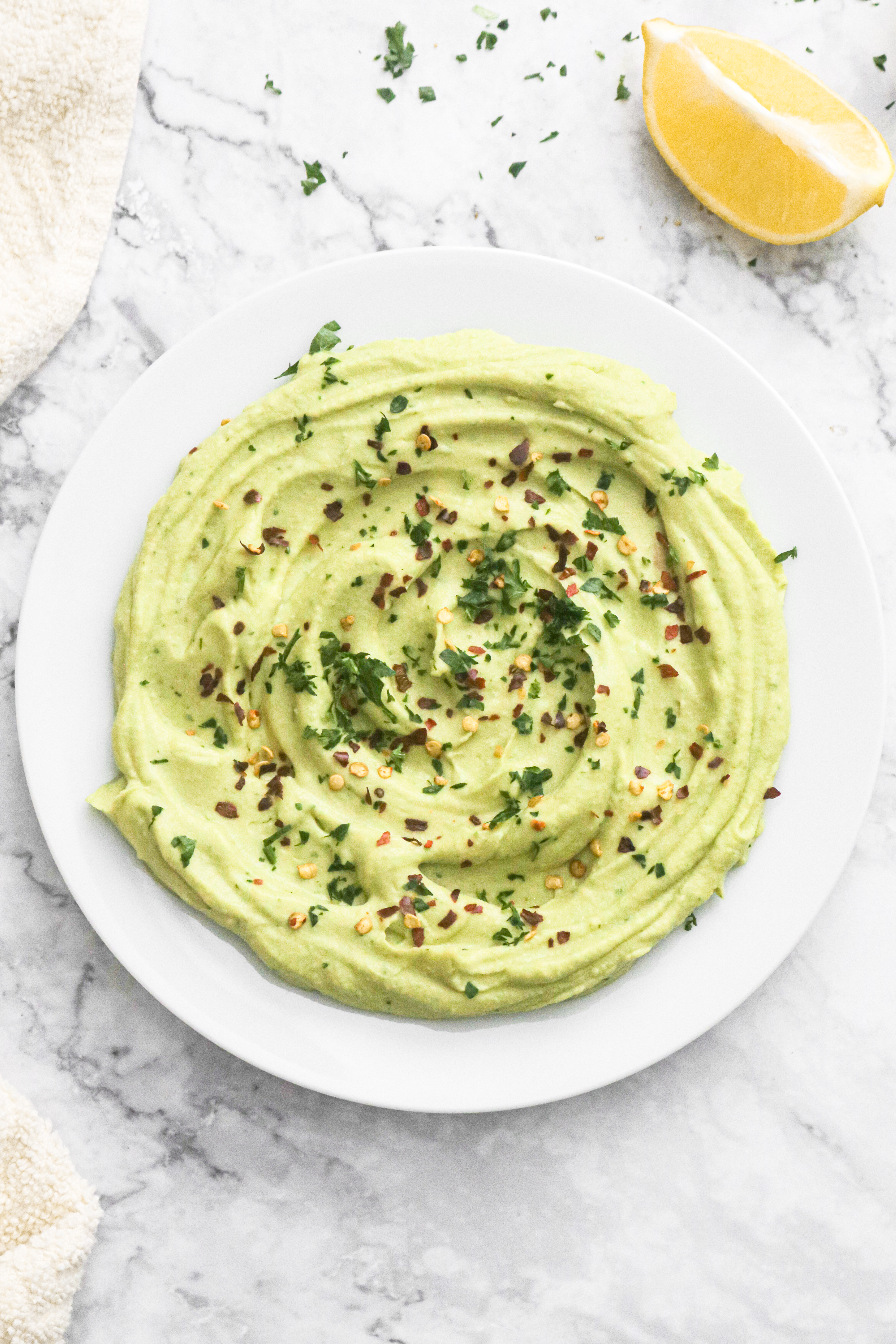 Creamy Avocado Hummus Dip