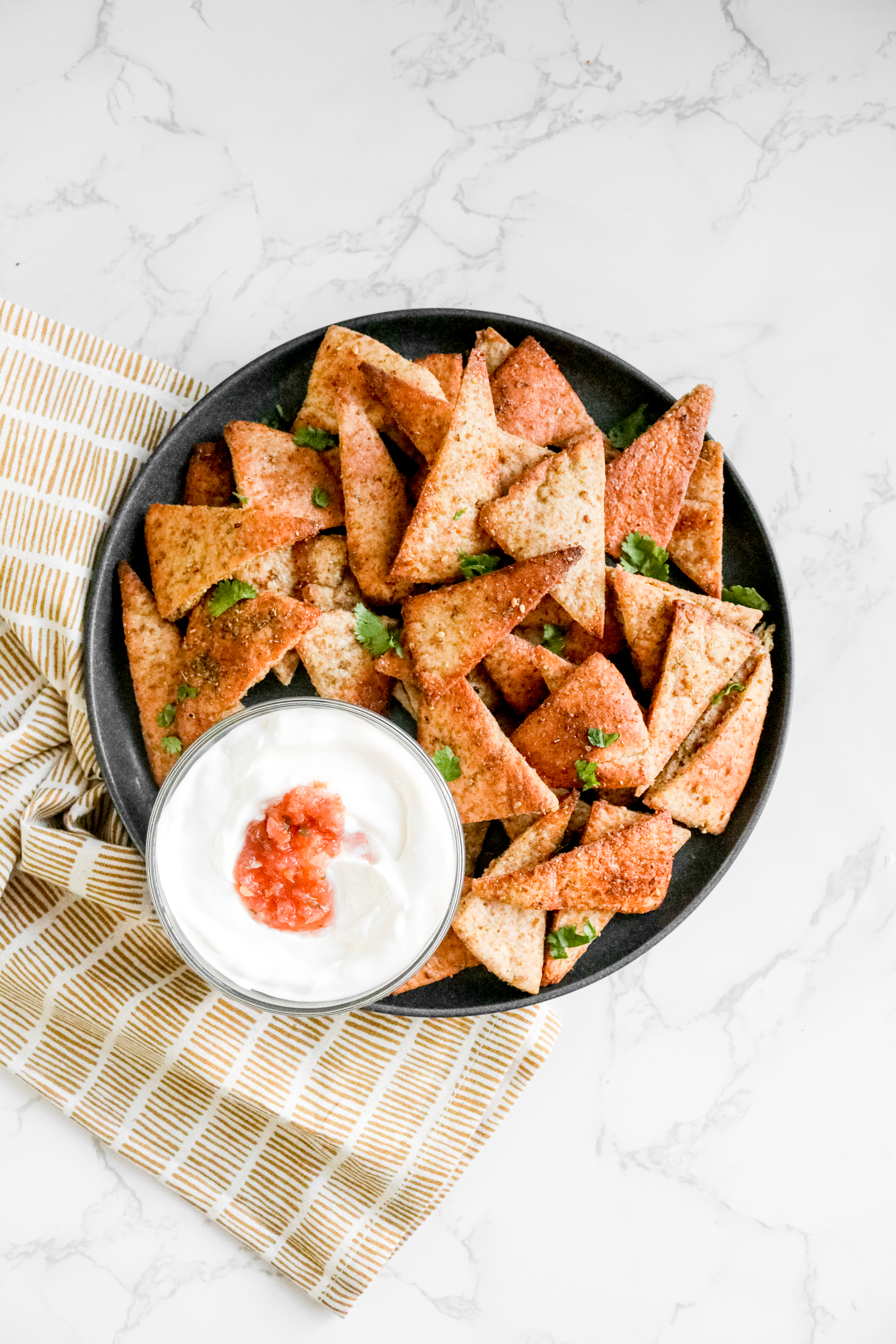 Easy Za’atar Pita Chips: Only 3 Ingredients!